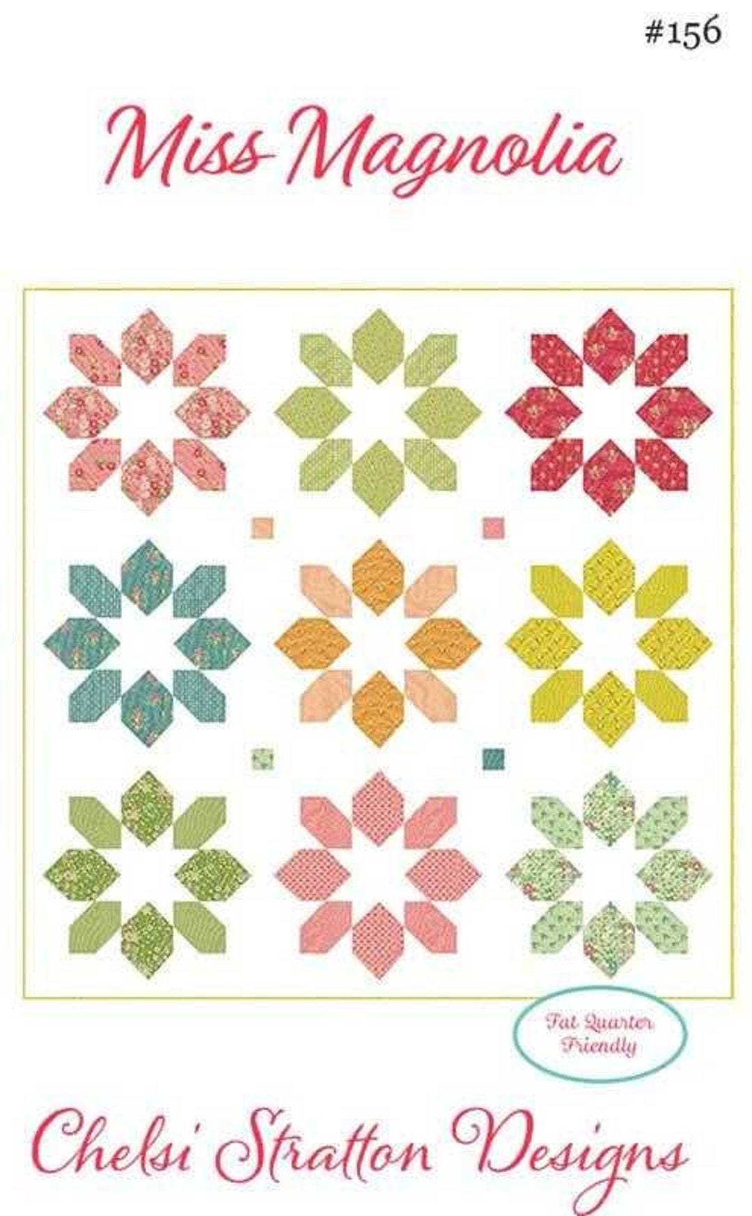 Miss Magnolia Quilt Pattern Etsy