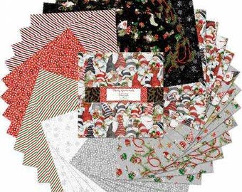 MERRY GNOME-MENTS 10 Karat Gems 10-Inch Precuts by Wilmington Prints