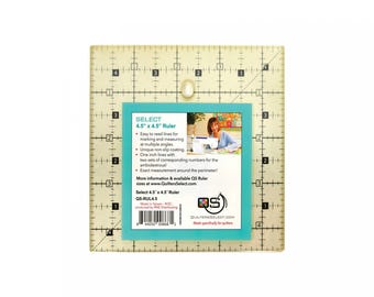 QUILTERS SELECT Non-Slip 4.5"X4.5" Ruler