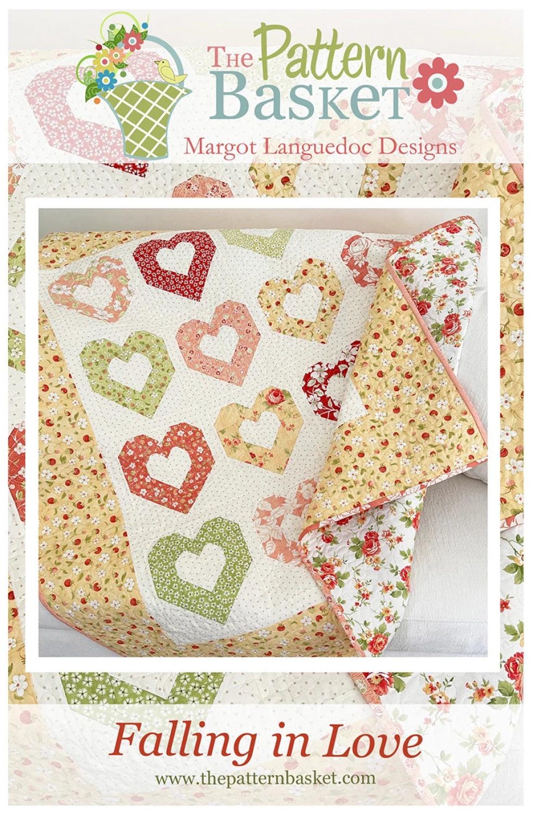 FALLING IN LOVE Quilt Pattern - Etsy