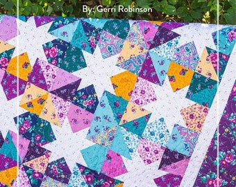 SHIINE BRIGHT Quilt Pattern by Geri Robinson