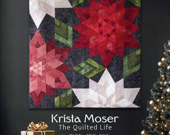 CRIMSON CHRISTMAS Quilt Pattern by Krista Moser