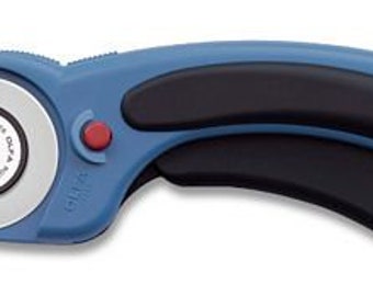 Olfa Ergonomic 45mm Rotary Cutter - Pacific Blue