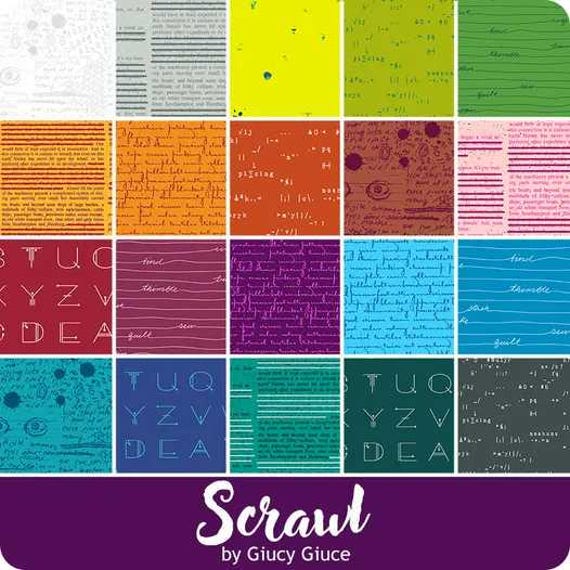 Scrawl Fat Quarter Bundle - Giucy Giuce Scrawl Fat Quarter Bundle - Giucy Giuce
