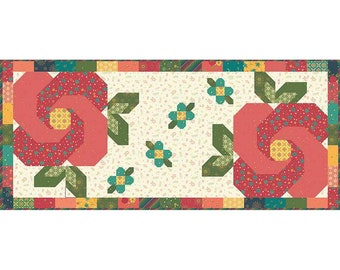 Rose Garden Runner Pattern by Heather Peterson