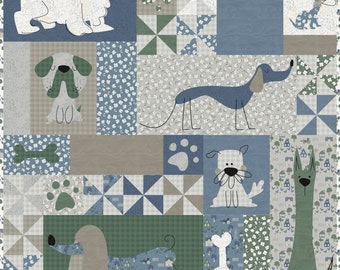 WOOF! Applique Quilt Pattern by MEAGS & ME