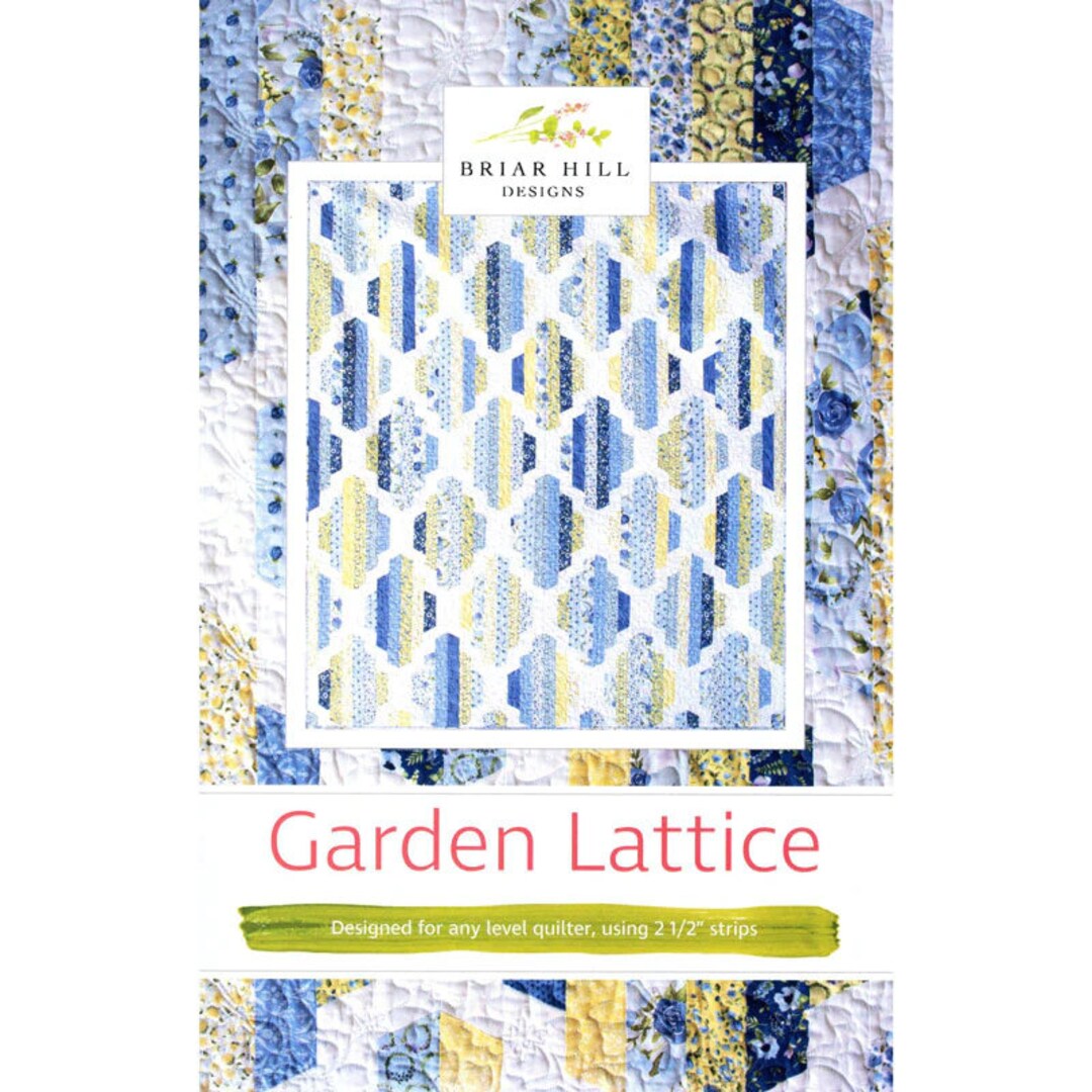 GARDEN LATTICE Quilt Pattern - Etsy