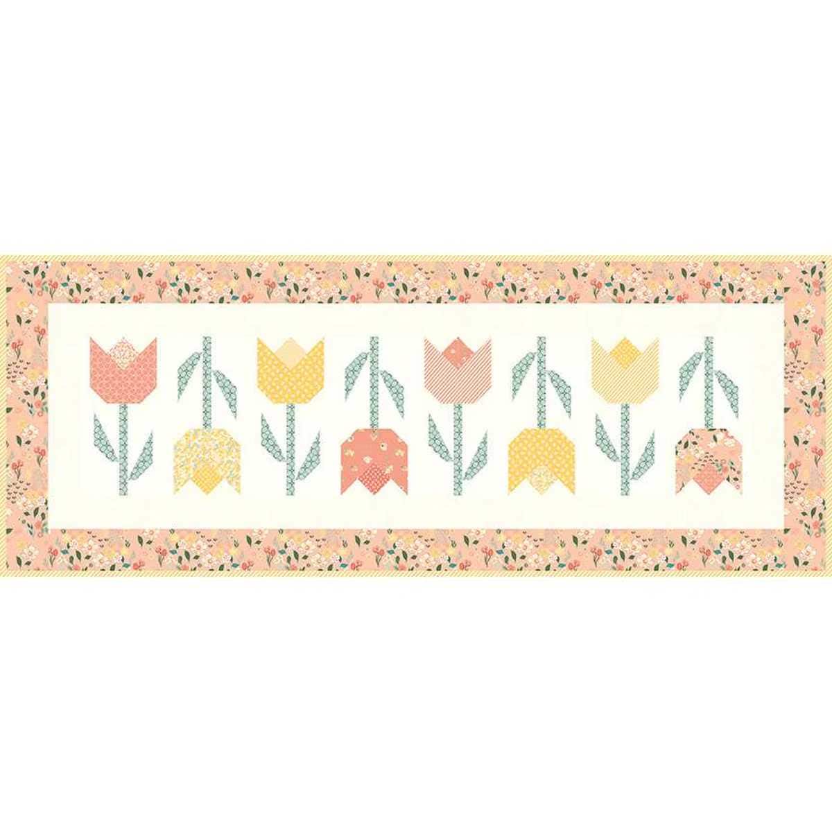 TULIP FESTIVAL Table Runner Quilt Kit by Sandy Gervais - Etsy