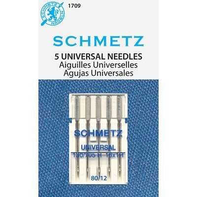 Schmetz 10pk Size 80/12 Universal Sewing Machine Needles 1833 130