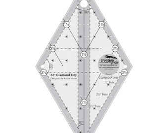 Creative Grids 60 Degree Tiny Diamond Ruler