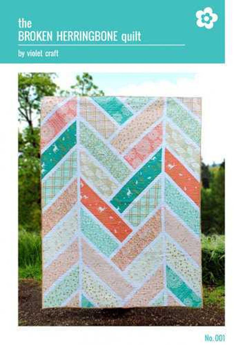 BROKEN HERRINGBONE Quilt Pattern - Etsy