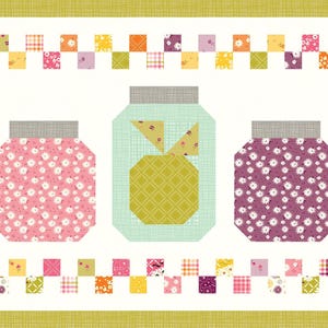 IN A FRUIT JAR - Summer Table Runner Boxed Kit by Sandy Gervais - Etsy
