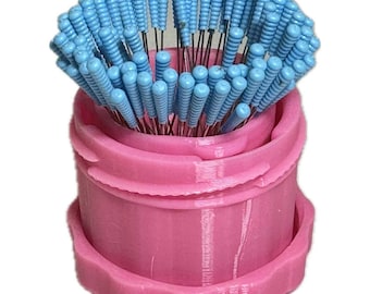 Tall Magnetic Pin Cup - Pink