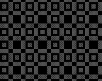 Colorblocks Party: CHECKERS BLACK GRAY 108-Inch Backing Fabric (1 yd)
