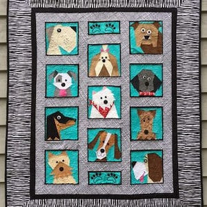 DOGS ONLY Quilt Pattern