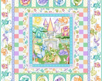 DRAGON FRIENDS Quilt Kit