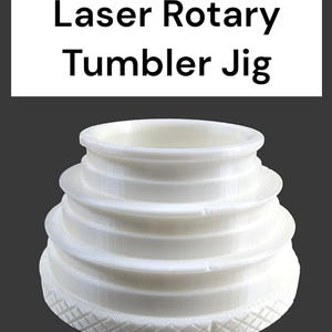Laser Rotary Tumbler Jig - Fixture for Laser Engraving Tumblers and Water Bottles - For Co2, Fiber, UV and Diode Lasers