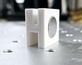 Laser Engraver Honeycomb Bed Standoff - Back Flash Reducer - Magnetic Base - 3mm and 6mm