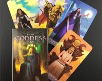 The Triple Goddess Tarot セット Triple Goddess Tarot: Elford, Jaymi, Rivolli, Franco
