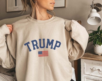 Trump Sweatshirt, Trump USA, Trump Shirt, Trump Sweater, Donald Trump Gift, Trump Gift, Trump Mugshot, MAGA, Trump Gift For Her