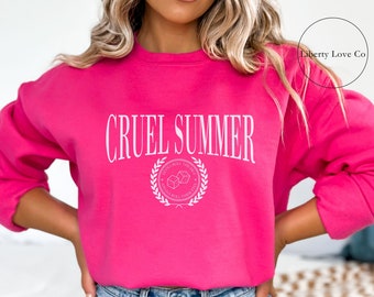 Cruel Summer Sweatshirt, Taylor Swift Sweater,  Taylor Swift Merch, Swiftie Merch, Taylor Swift Shirt, Taylor Swiftie, Gift For Her!