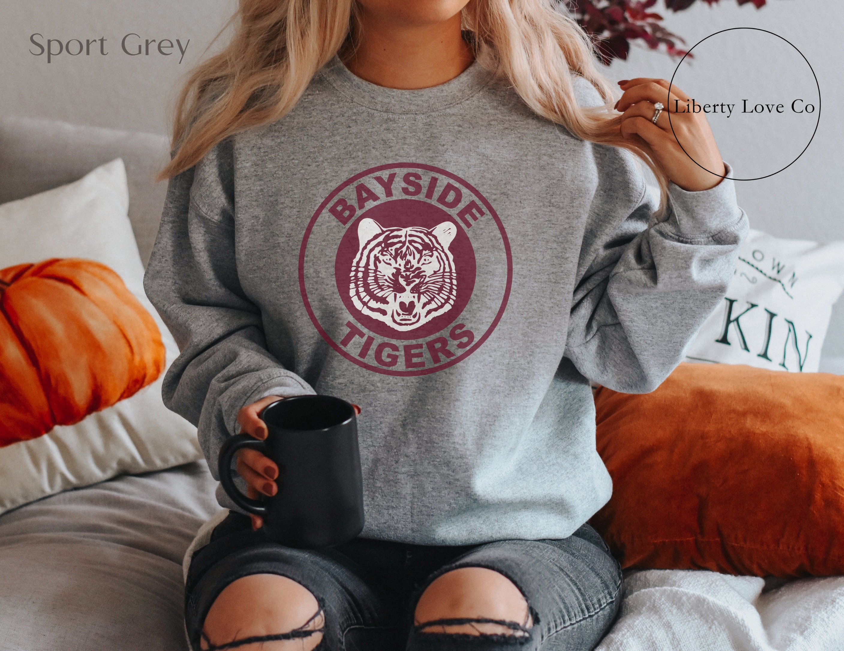 Bayside shop tigers sweatshirt
