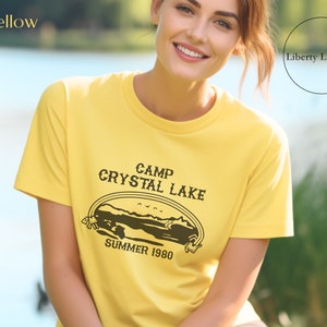  Friday The 13th Jason Vorhees Lives Camp Crystal Lake Mens and  Womens Short Sleeve T-Shirt : Clothing, Shoes & Jewelry