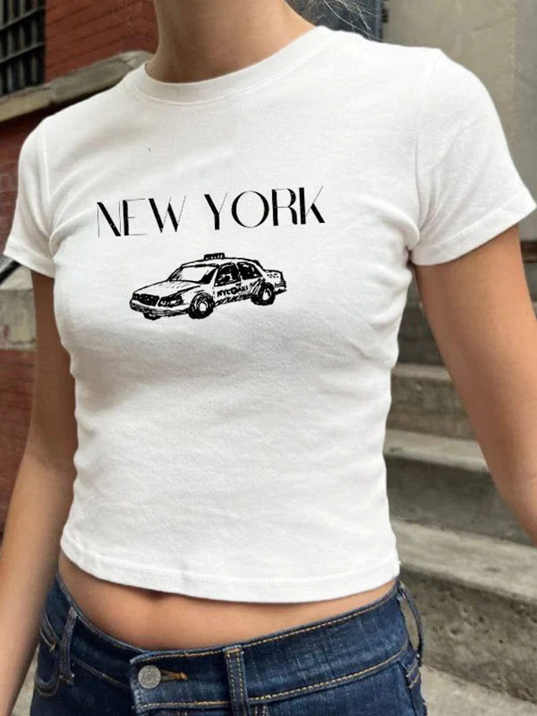 Vintage New York City baby tee 🩷