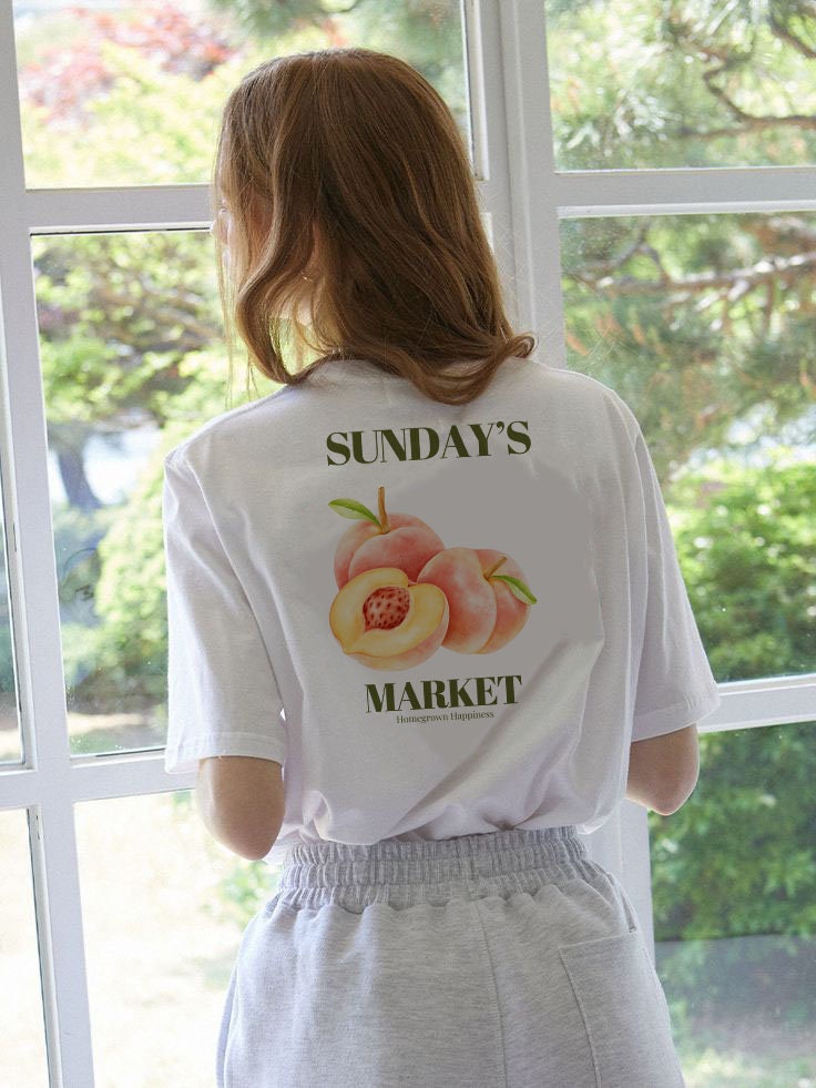 ★22-23FW新作★SUNDAYFRUITMARKET★FRUIT TOUR TEE Sunday Fruit Market