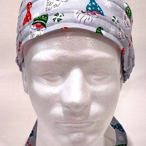 Scrub Cap-Christmas Nome print