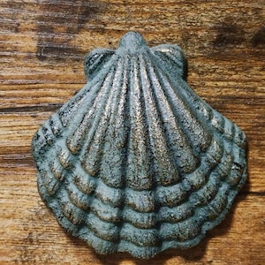 Vintage Cast Iron Clam Wall Decor