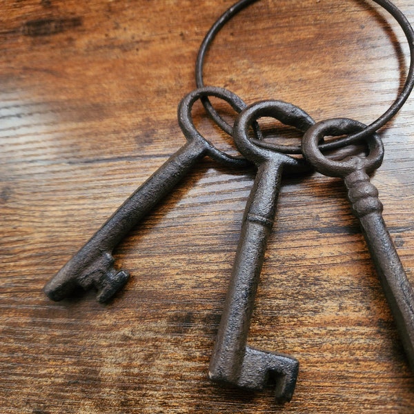 Vintage Cast Iron Jail Keys