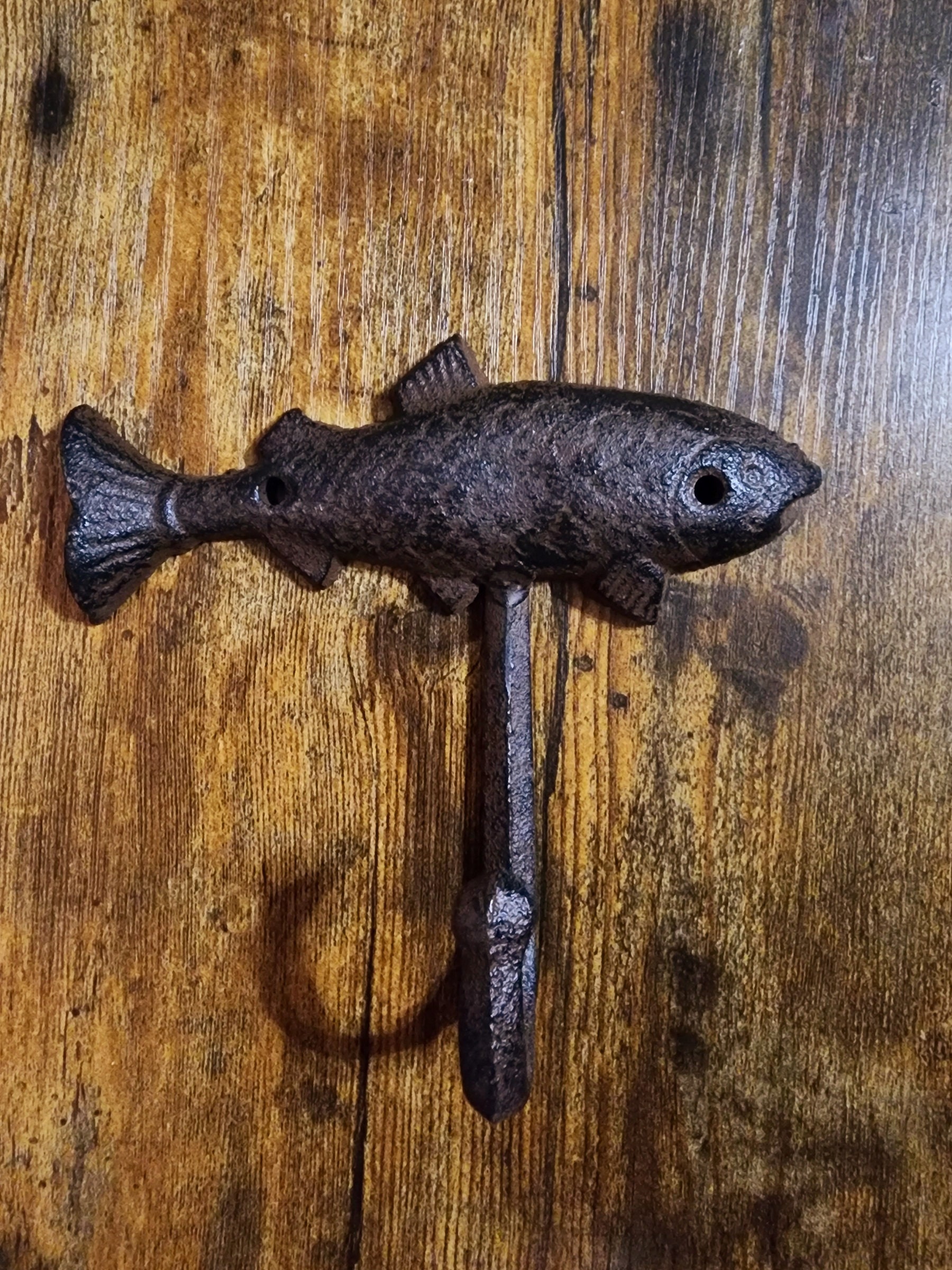 Cast Iron Fish Decor 