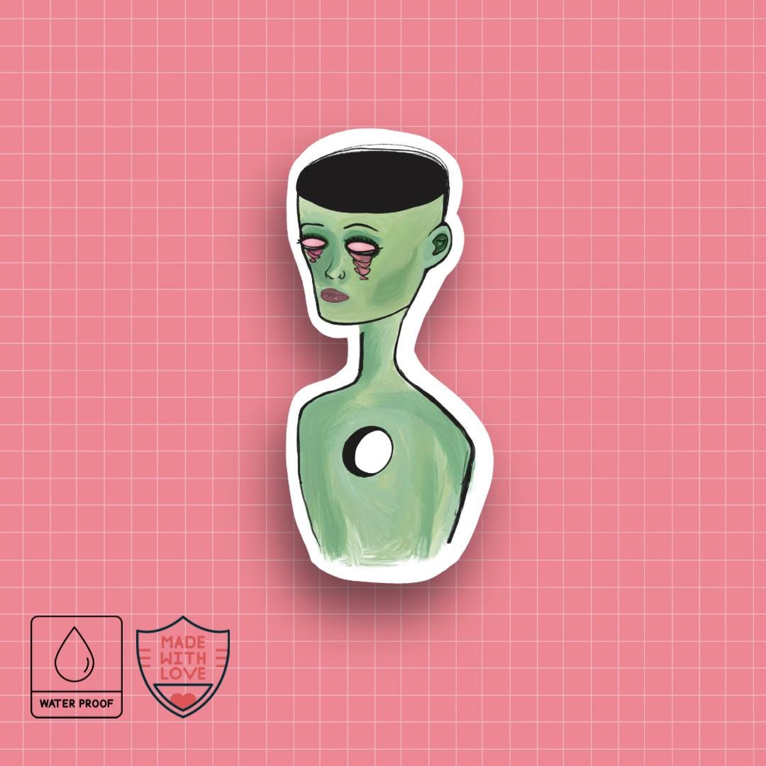 Empty Me Sticker Empty Sticker - Etsy