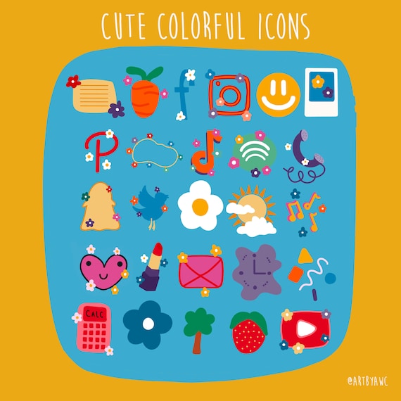 Colorful App Icons for iPhone / iPad
