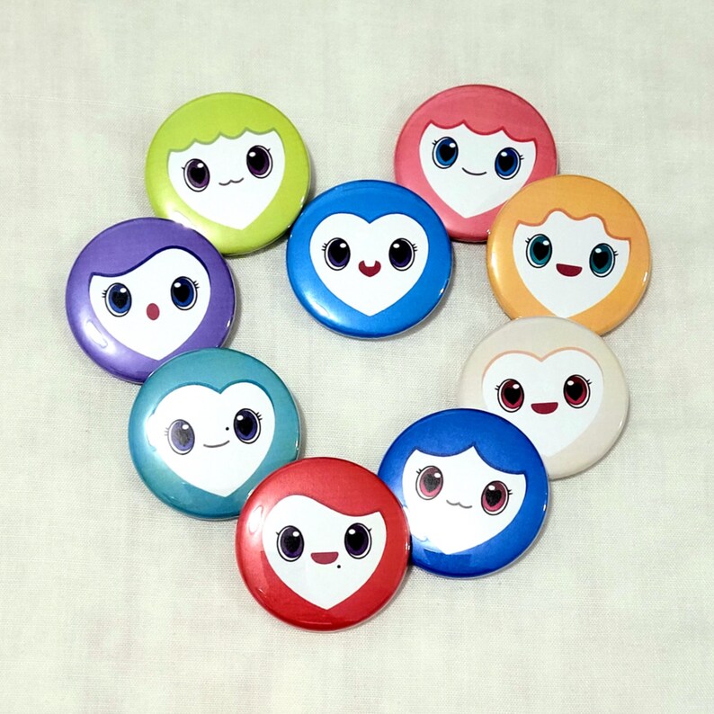 TWICE LOVELYS Pinback Buttons | Pins | Kpop Badges | Cute Magnets ...