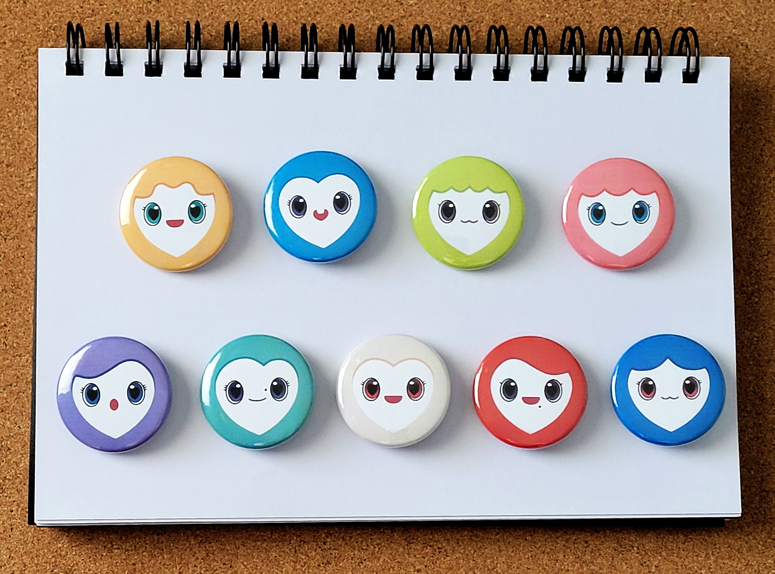 TWICE LOVELYS Pinback Buttons | Pins | Kpop Badges | Cute