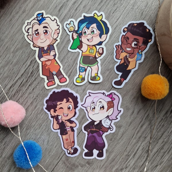 Epilogue Hexsquad stickers — The Owl House finale / SPOILERS