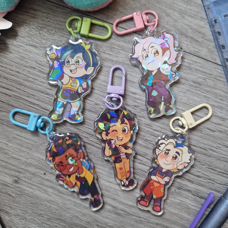 Hexsquad epilogue keychains