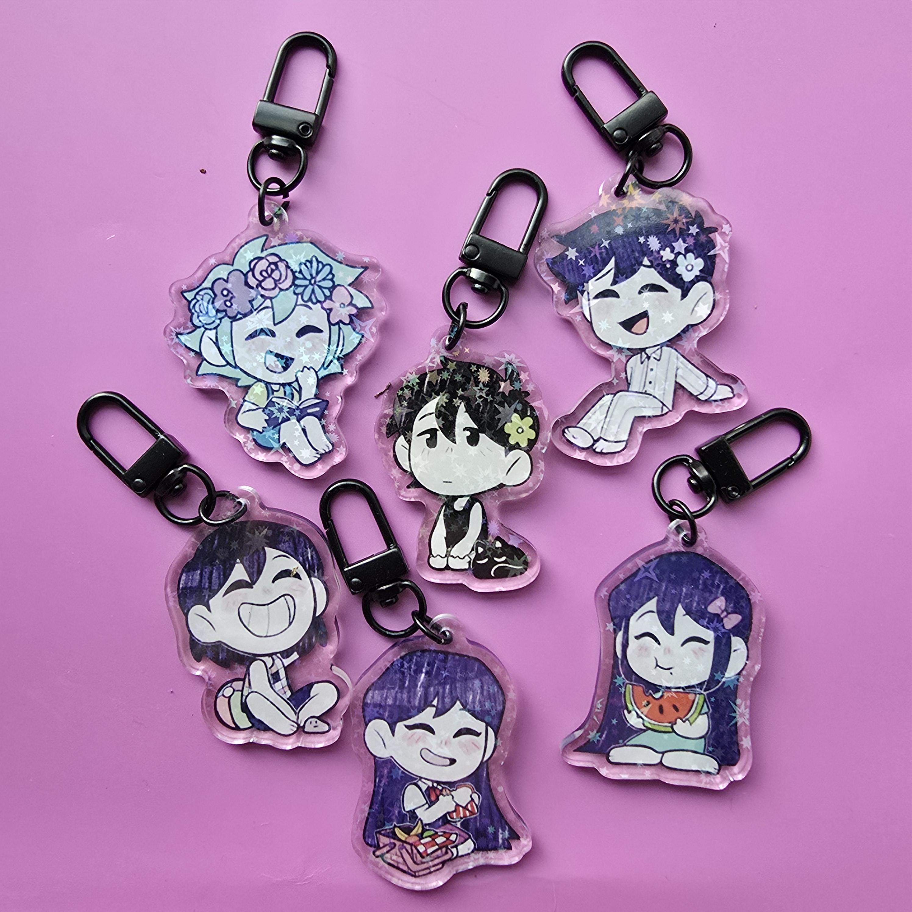 I made unofficial OMORI keychains, with both headspace and real world  designs on each side! : r/OMORI