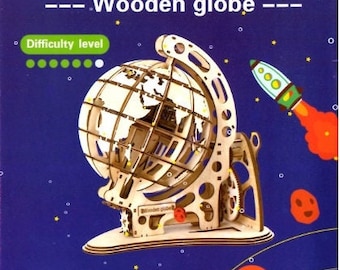 Wooden globe model Build Instructions