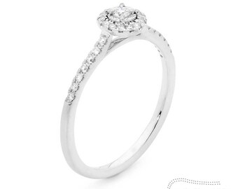 Anillo de diamantes australianos Bay Argyle