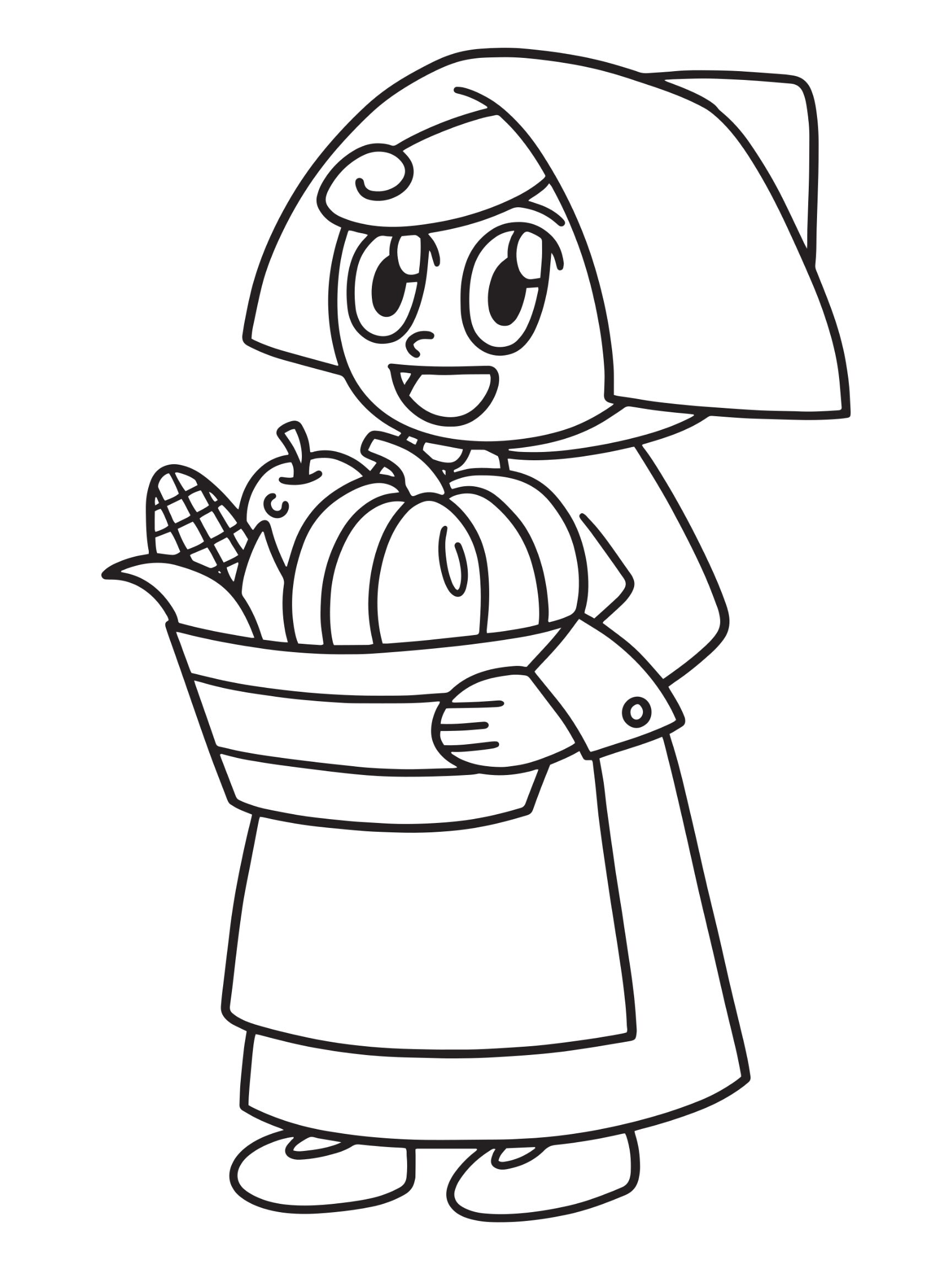 Thanksgiving Coloring Pages - Etsy