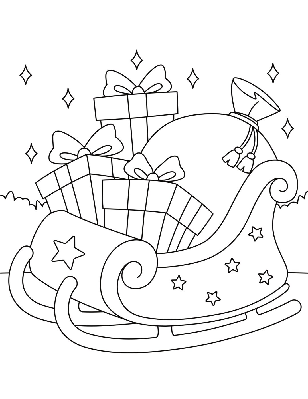 Christmas Coloring Pages - Etsy