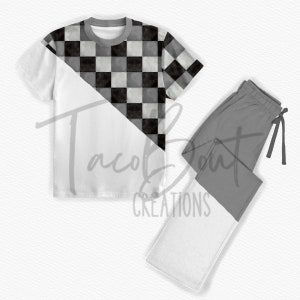 Men’s pajama set mock-up, PROCREATE mock-up, Photoshop mockup, realistic clothing mock-up, customizable mockup