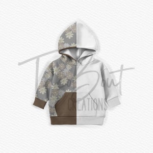 Toddler Hoodie mock-up template, sweater mockup, realistic clothing mock-up template, Procreate mock-up template, Photoshop mock-up template