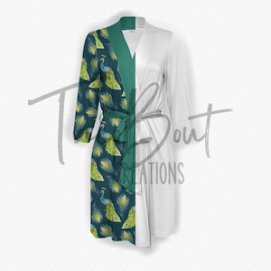 Women’s robe mock-up, PROCREATE mock-up, Photoshop mockup, realistic clothing mock-up