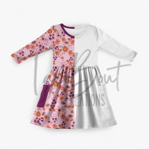 Basic pocket dress mock-up template, Procreate mock-up template, realistic clothing mock-up, photoshop mock-up template