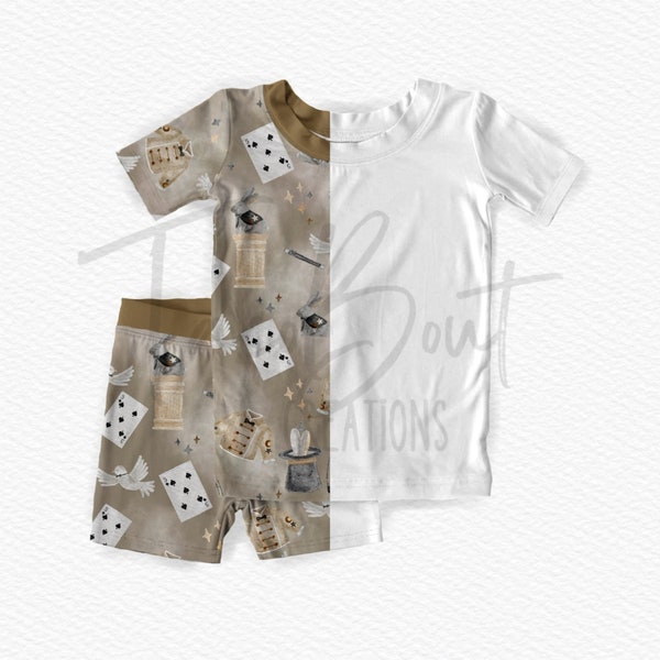 Short sleeve with shorts pajama mock-up template, Procreate mock-up, photoshop mock-up, realistic pajama mockup, clothing mock-up