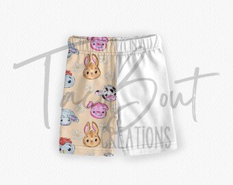 Biker Shorts mock-up, Procreate mock-up, Photoshop mock-up, realistic clothing mock-up